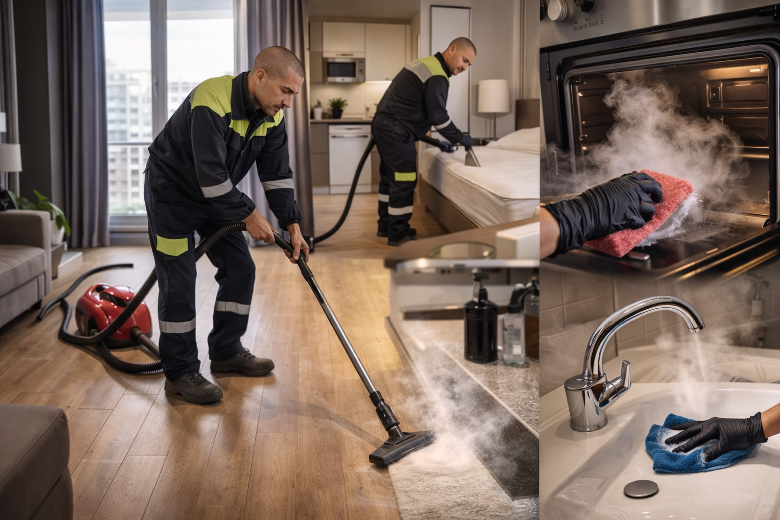 Nettoyage complet d'Appartement